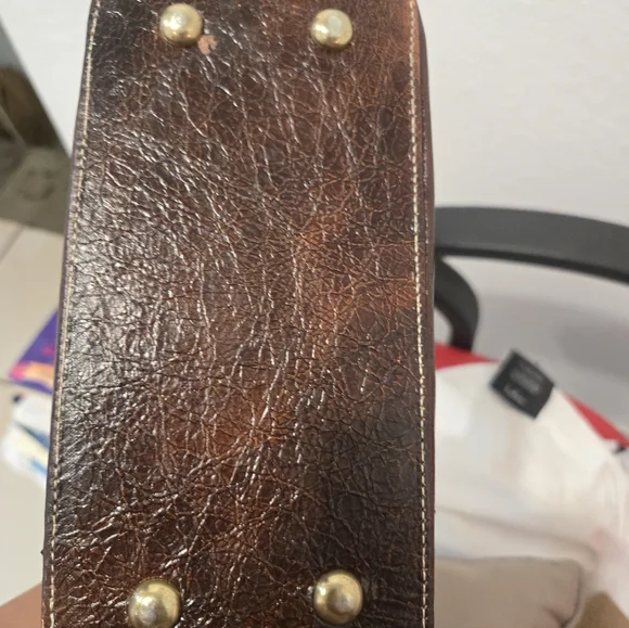 leather bag, it is 100% hand-tooled, artisanal work,like New - Picture 4 of 8